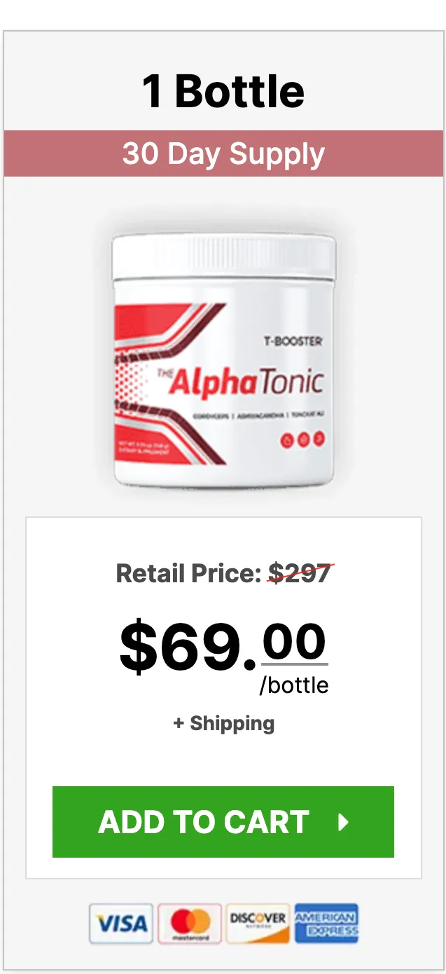 alpha tonic 30 day supply